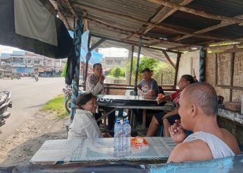 Polsek Siantar Timur Ajak Warga Kelurahan Asuhan Jaga Kamtibmas Kondusif.