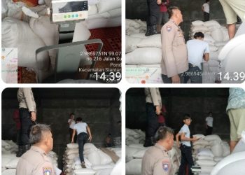 Bhabinkamtibmas Polsek Sianțar Martoba Dampingi Penjualan Jagung Petani Binaan.