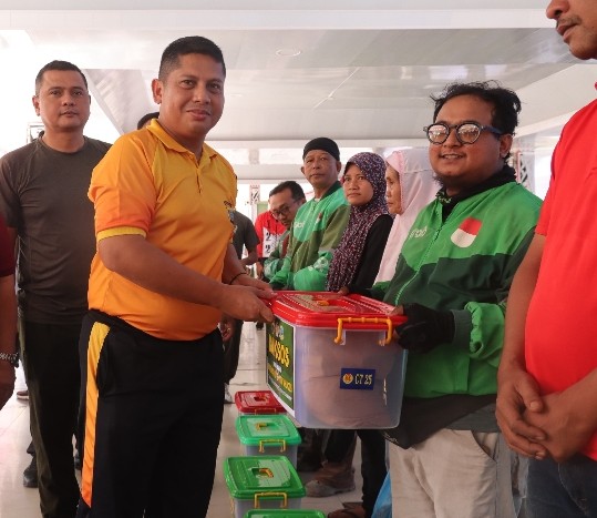 Kapolres Pematangsiantar Hadiri Bakti Sosial Kesehatan HUT TNI Ke - 81, Perkuat Sinergitas TNI-Polri.