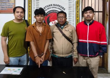 Sikat Peredaran Ganja di Lapangan Bola, Polsek Gunung Malela Tangkap Remaja 18 Tahun.