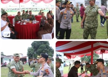 Tingkatkan Sinergitas TNI-Polri, Kapolres Simalungun Hadiri Bazar Murah Peringatan HUT TNI Ke - 81 di Rambung Merah.