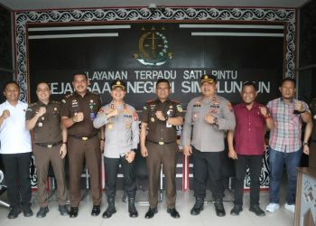 Perkuat Sinergitas Penegakan Hukum, Kapolres Simalungun Silaturahmi Ke Kejaksaan Negeri Simalungun.