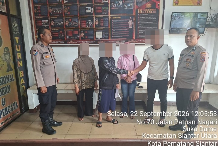 Polsek Siantar Utara Selesaikan Dugaan Penganiayaan Dengan Mediasi.