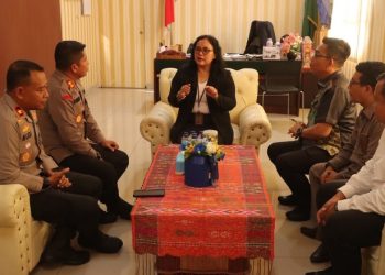 Awali Tugas Sebagai Kapolres, AKBP Dhana Noer Kurniawan Silaturahmi Ke Ketua PN Pematangsiantar.