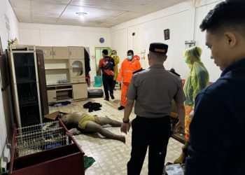 Kapolsek Siantar Timur Pimpin Olah TKP Temuan Mayat di Jalan Perwira.