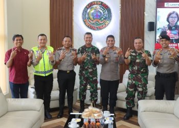 Kapolres Pematangsiantar Sambangi Danrem 022/PT, Perkuat Sinergitas TNI-Polri.