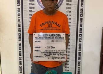 Polres Pematangsiantar Amankan Residivis Narkotika Milik Ganja 106,29 Gram di Jalan Cemara.