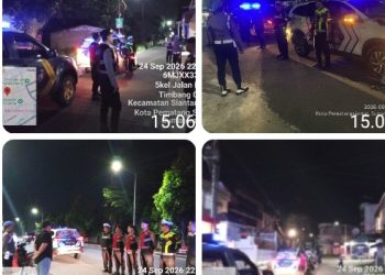 Polres Pematangsiantar Laksanakan Patroli BLP Guna Ciptakan Situasi Aman & Kondusif.