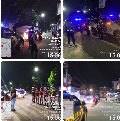 Polres Pematangsiantar Laksanakan Patroli BLP Guna Ciptakan Situasi Aman & Kondusif.