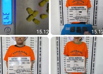 Polres Pematangsiantar Ungkap Kasus Ekstasi, Tiga Pemuda Diamankan.