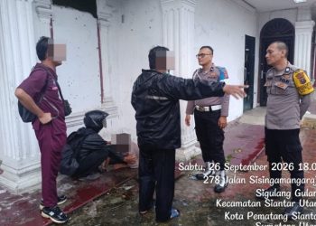 Respons Cepat Call Centre 110, Polsek Siantar Utara Antar Lansia Terlantar kepada Keluarga.