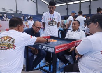 Wakapolres Pematangsiantar Hadiri Pertandingan Domino HUT TNI Ke - 81.