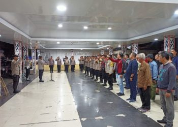 Wakapolres Pematangsiantar Pimpin Apel KRYD Tiga Pilar.