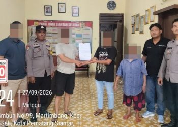 Polsek Siantar Selatan Selesaikan Dugaan Penganiayaan di Jalan Melanthon Siregar.