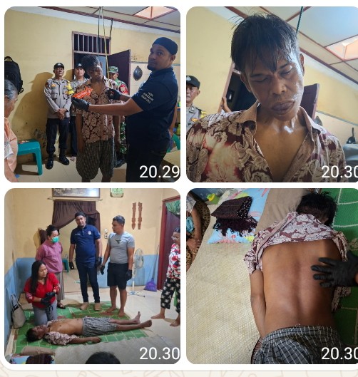 Warga Nagori Sejahtera Ditemukan Meninggal di Rumah, Polsek Gunung Malela & INAFIS Lakukan Olah TKP.