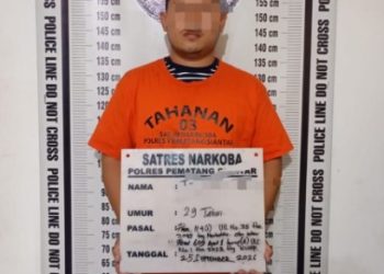 Polres Pematangsiantar Amankan Pemilik Sabu 2.66 Gram di Jalan Pane.