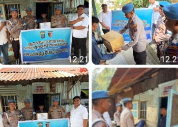 Propam Polres Pematansiantar Gelar Bakti Sosial HUT Propam Polri Ke 24.