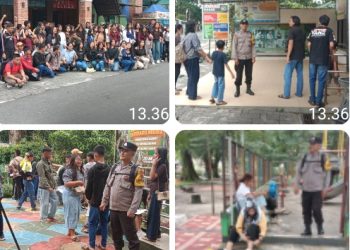 Bhabinkamtibmas Polsek Siantar Barat Laksanakan Patroli KRYD di Objek Vital Antisipasi Tindak Pidana.