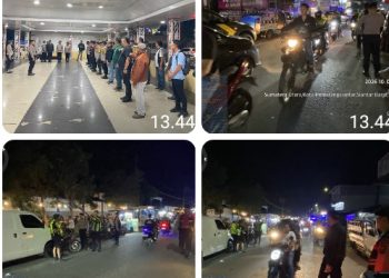 Polres Pematangsiantar Gelar Apel KRYD Antisipasi Gangguan Kamtibmas.