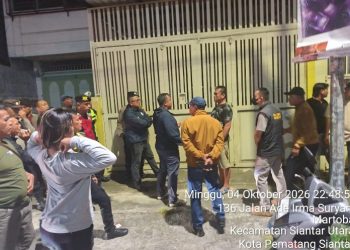 Polres Pematangsiantar Respon Cepat Amankan Pria Diduga Pelaku Pencurian di Jalan Ade Irma Suryani.