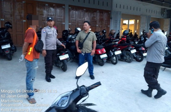Gerak Cepat Tindaklanjuti Aduan Call Center 110, Polsek Siantar Selatan Cek Dugaan Pungli Parkir.