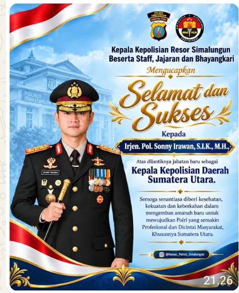 Sambut Kapolda Sumut Baru, Polres Simalungun Siap Wujudkan Polri Profesional & Humanis.