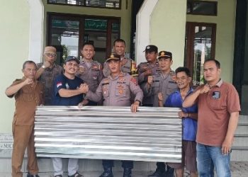 Ucapan Terima Kasih Warga Pematang Asilum : Bantuan Kapolres Simalungun Untuk Masjid Al-Ikhlas Dinilai Jadi Amal Jariah.