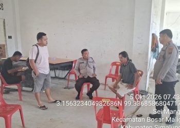 Respons Cepat Aduan "Halo Kapolres Simalungun", Polsek Bandar Huluan Tindaklanjuti Laporan Percobaan Pencurian di Islamic Center Simpang Mayang.