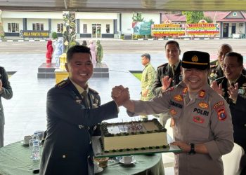 Kabag Ops Polres Simalungun Pimpin Kunjungan ke Korem 022/Pantai Timur di HUT TNI Ke - 81, Tegaskan Kekompakan TNI-Polri.