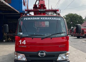 Pemko Pematangsiantar Membeli. Skylift 14 Meter, Siap Evakuasi Korban Dari Bangunan Tinggi.