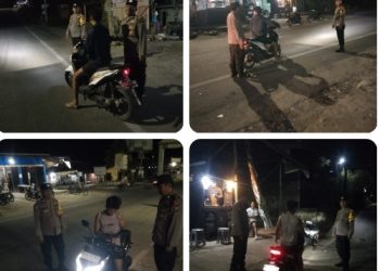 Antisipasi Geng Motor & Curas, Polsek Dolok Pardamean Gelar Razia dan Patroli Blue Light di Jalur Simarjarunjung.