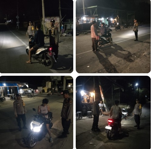 Antisipasi Geng Motor & Curas, Polsek Dolok Pardamean Gelar Razia dan Patroli Blue Light di Jalur Simarjarunjung.