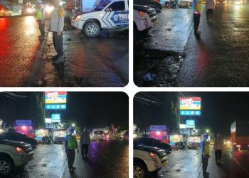 Cegah Balap Liar & Begal, Sat Lantas Polres Simalungun Gelar Blue Light Patrol di Jalur Pematang Siantar–Tebing Tinggi.