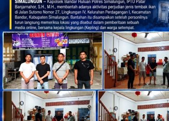 Bantah Isu Perjudian, Kapolsek Bandar Huluan Paparkan Hasil Pengecekan Lapangan Bersama Kepling & Warga.