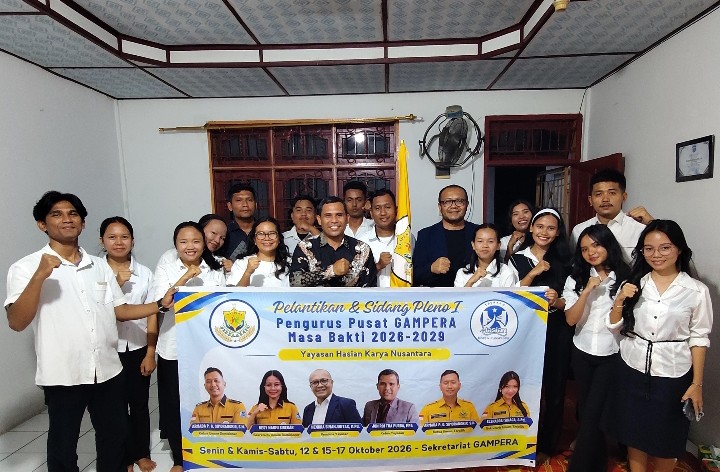 Pengurus Pusat GAMPERA Masa Bakti 2026 - 2029 Resmi Dilantik, Ini Susunan Pengurusnya.