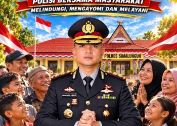 Kapolres Simalungun Serta Jajaran Tegaskan Komitmen Dukung Visi "Polisi Bersama Masyarakat" Kapolri Baru Menuju Indonesia Emas 2045.