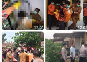 Polsek Siantar Martoba Olah TKP Temuan Mayat di Perumahan Kasper.