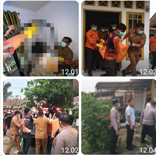 Polsek Siantar Martoba Olah TKP Temuan Mayat di Perumahan Kasper.