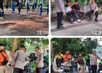 Sat Binmas Polres Pematangsiantar Sambang Kamtibmas Berikan Rasa Aman Kepada Masyarakat.