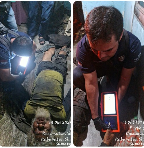 Respon Cepat Polres Simalungun: Tim Inafis & Polsek Purba Tangani Penemuan Mayat Pria ODGJ di Hinalang.
