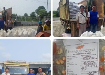 Dukung Ketahanan Pangan, Polres Simalungun Dampingi Penjualan 10 Ton Jagung Petani Tanah Jawa ke Bulog.