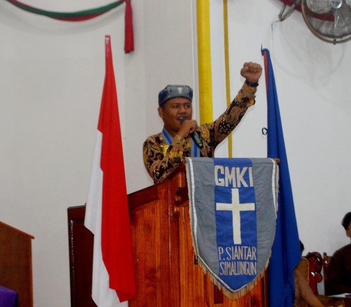 Ketua GMKI Pematangsiantar-Simalungun Yova Ivo Cordiaz Purba.