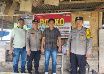 Polsek Siantar Marihat Patroli Posko Bebas Dari Narkoba di Jalan Bahkora II.