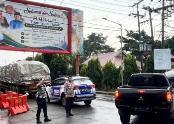 Kapolres Pematangsiantar Melaksanakan Pengaturan Lalu Lintas.