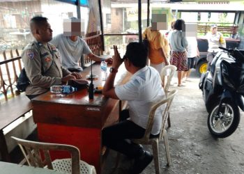 Polsek Siantar Selatan Cek TKP Respon Cepat Laporan Warga Jalan Pangaribuan.