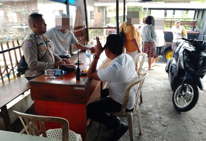 Polsek Siantar Selatan Cek TKP Respon Cepat Laporan Warga Jalan Pangaribuan.