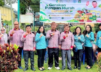 Pemkab Simalungun Ikut Sukseskan GPM Serentak Melalui Gelar Pasar Murah di Kecamatan Panei.