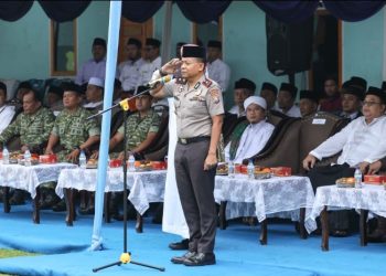 Wali Kota Pematangsiantar Wesly Silalahi, SH, MKn Diwakili Asisten Administrasi Umum Setdako Dedi Tunasto Setiawan, SH, MH Hadiri Upacara Peringatan Hari Santri Ke - XII Tahun 2026, di Pondok Pasantren (Ponpes) Salafiyah Darussalan.