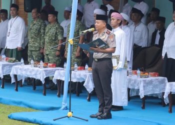 Wakapolres Pematangsiantar Pimpin Upacara Peringatan Hari Santri Nasional Ke XII Tahun 2026.