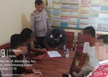 Polsek Siantar Selatan Selesaikan Dugaan Penganiayaan Dengan Mediasi.